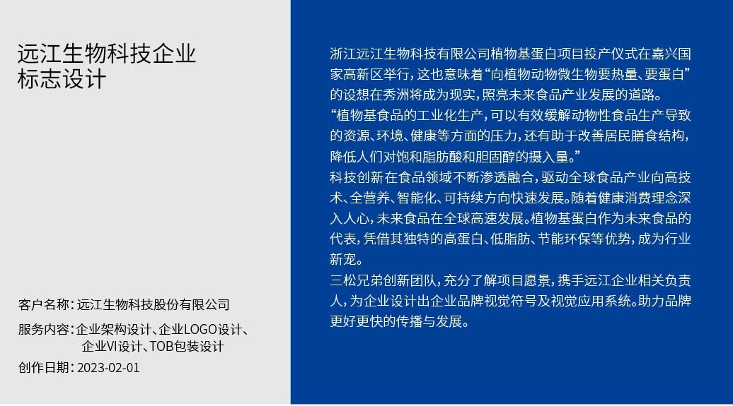 三松兄弟X遠(yuǎn)江 標(biāo)志設(shè)計(jì)