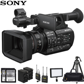 索尼（SONY）PXW-Z1901/3英寸3CMOS25倍光變會(huì)議活動(dòng)直播專業(yè)4K手持?jǐn)z錄一體機(jī)豪華套裝	